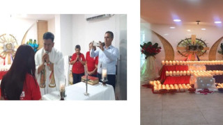 la Casa de la Misericordia María Auxiliadora en  Cúcuta celebró el Primer Aniversario de la Presencia de Jesús Eucaristía en la sede