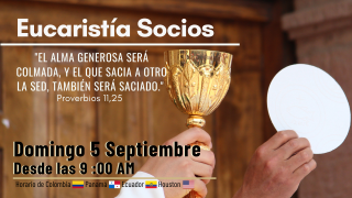 Eucaristía de Socios CDLM / 5 de Septiembre del 2021