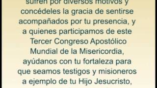 Oración por el Tercer Congreso Mundial Apostólico de la Misericordia