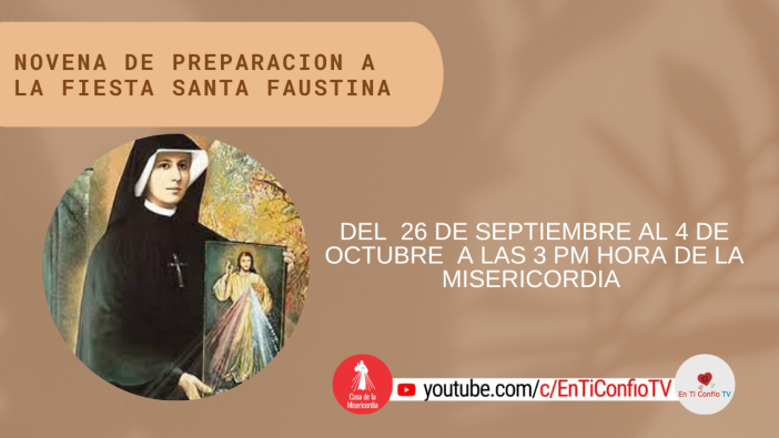 Novena en honor a Santa Faustina 2023 
