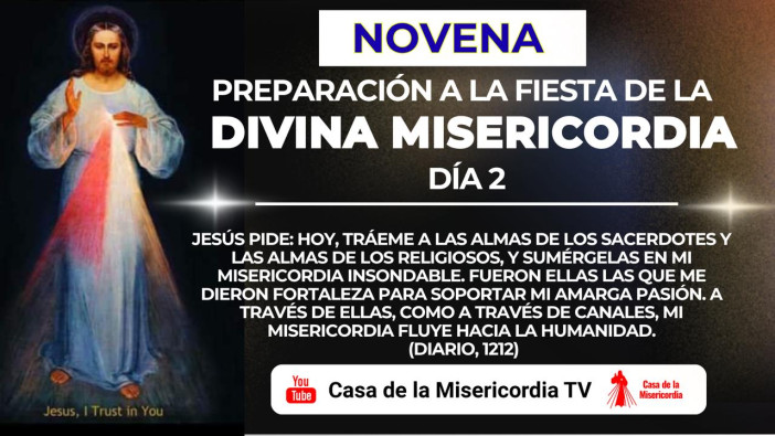 Novena de preparación  a la Fiesta de la MisericordiaSegundo día -  (Sábado Santo. Diario, 1212-1213)
