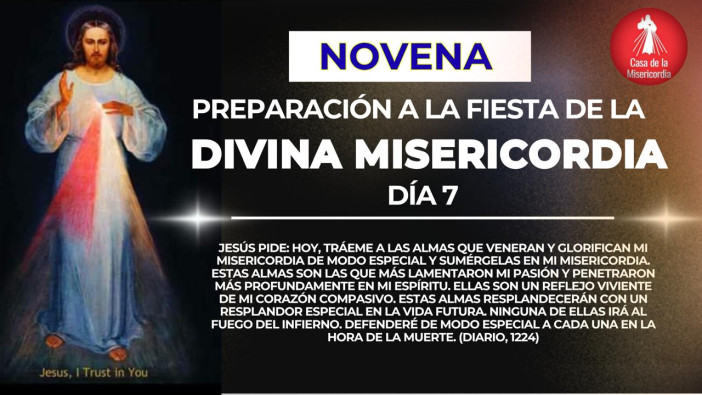 Novena de preparación  a la Fiesta de la Misericordia - Séptimo día. (Jueves de Pascua. Diario, 1224-1225)