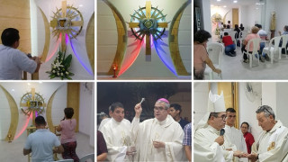 Bendición del Sagrario en la Casa de la Misericordia María Auxiliadora en Cúcuta