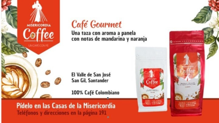 Pronto estará nuevamente Misericordia  Coffee  en la mesa de los hogares de nuestra querida Familia Espiritual 