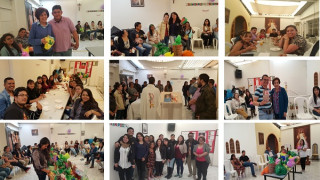 Fortaleciendo la fraternidad en las sedes de la obra en Bogotá.