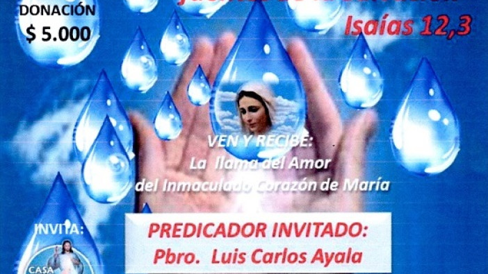 Hoy 5 de Diciembre, la sede San Juan Bosco de Chía celebra, Lluvia de Bendiciones