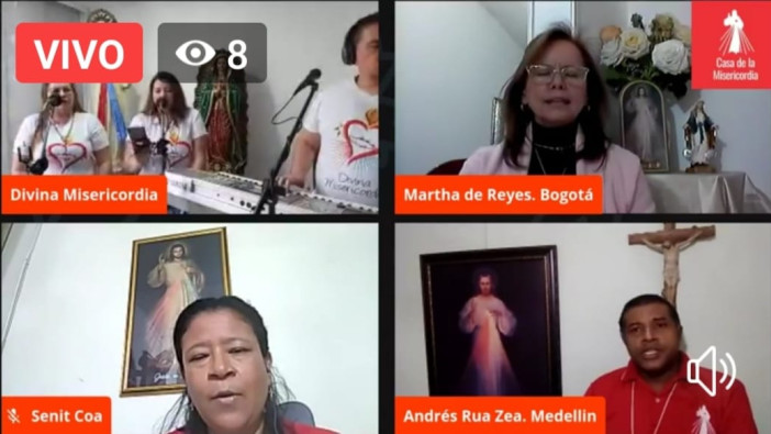 Únete y participa de nuestra Comunidad de Oración Virtual Casa de la Misericordia 