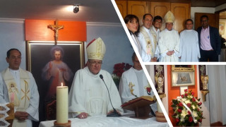 Entronización del Santísimo Sacramento en la sede San Juan Bosco en Chía