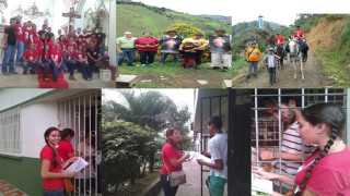 Seguimos proclamando la Misericordia de Dios, puerta a puerta, y también en las veredas