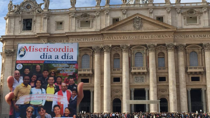 La Casa de la Misericordia presente, en la celebración de clausura del Sínodo de la Familia