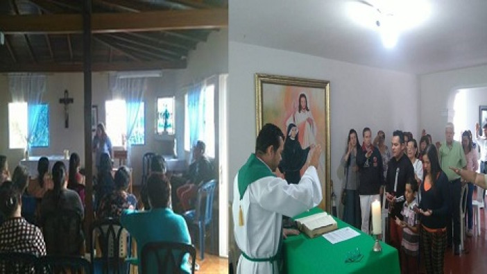 En Villa Nueva, compartiendo la experiencia misionera de Panamá