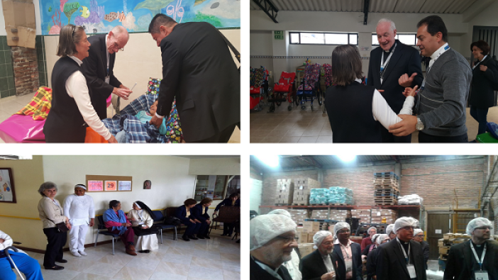 Los participantes al Jubileo Extraordinario de la Misericordia en el Continente, visitaron 27 obras de misericordia en Bogotá