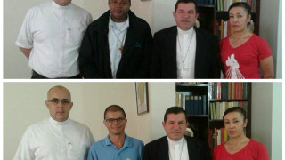 Encuentro fraterno con Monseñor Jorge Alberto Ossa, Obispo de Santa Rosa de Osos, en Antioquia.