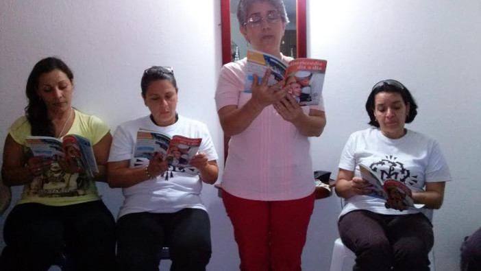 Eucaristía de socios en la comunidad Cristo te sana de la ciudad de Bogotá