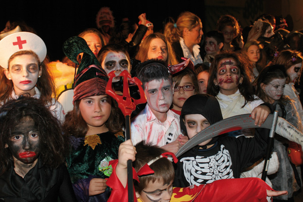 Niños en Halloween